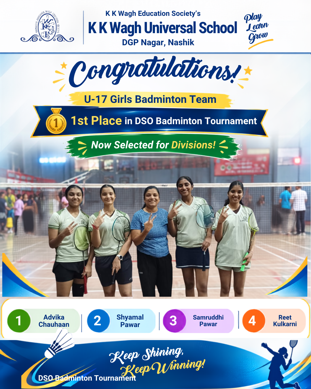 DSO Badminton Tournament
